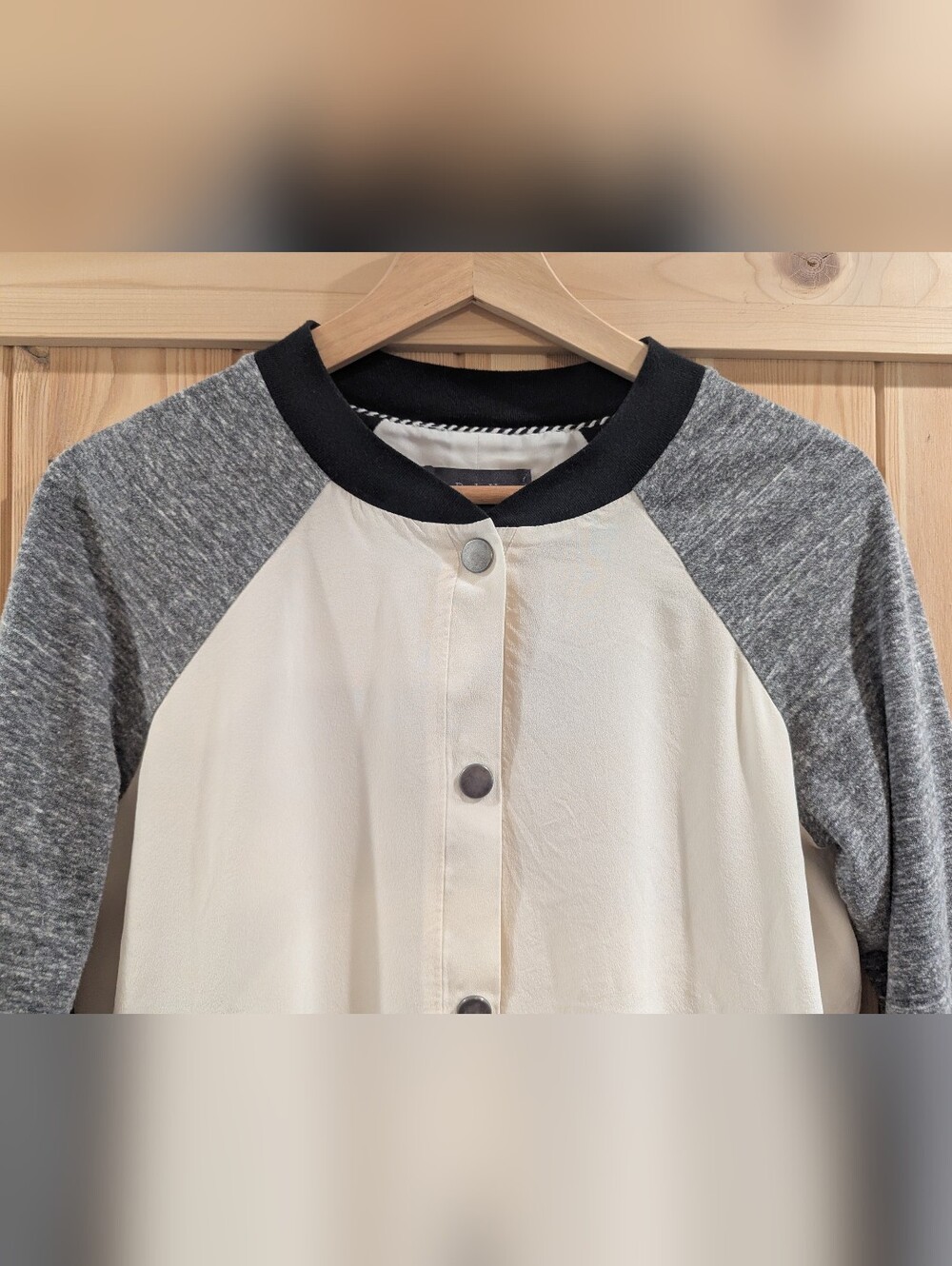 PJK Patterson J. Kincaid 100% Silk Bomber - Picture 3 of 8